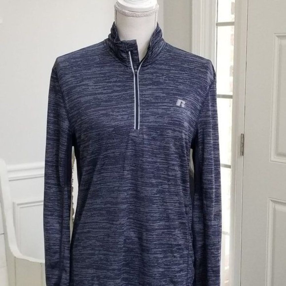 Russell Athletic Half Zip Long Sleeve Jacket Size Small